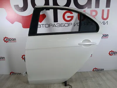 Дверь боковая Mitsubishi Lancer 10 4J10 1.8 2013 задн. лев. (б/у)